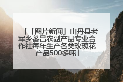 「图片新闻」山丹县老军乡蕃昌农副产品专业合作社每年生产各类玫瑰花产品500多吨