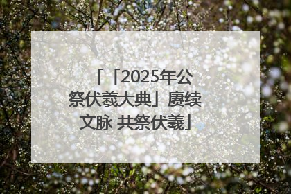 「2025年公祭伏羲大典」赓续文脉 共祭伏羲