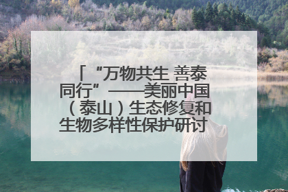 “万物共生 善泰同行”——美丽中国（泰山）生态修复和生物多样性保护研讨会成功举办