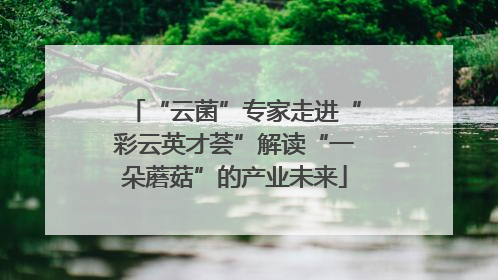 “云菌”专家走进“彩云英才荟”解读“一朵蘑菇”的产业未来