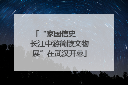 “家国信史——长江中游简牍文物展”在武汉开幕