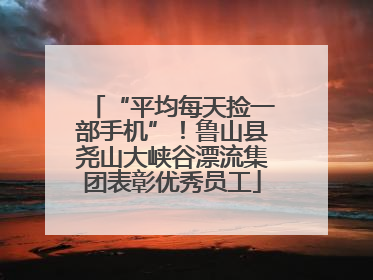 “平均每天捡一部手机”！鲁山县尧山大峡谷漂流集团表彰优秀员工