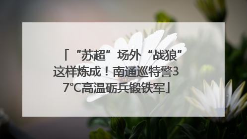 “苏超”场外“战狼”这样炼成！南通巡特警37℃高温砺兵锻铁军