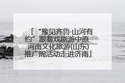 “豫见齐鲁·山河有约”跟着戏剧游中原 河南文化旅游(山东)推广周活动走进济南