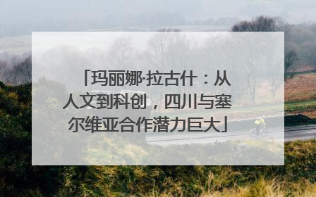 玛丽娜·拉古什：从人文到科创，四川与塞尔维亚合作潜力巨大