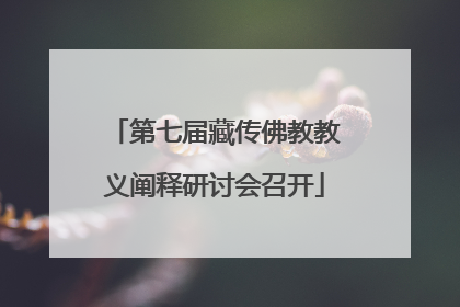第七届藏传佛教教义阐释研讨会召开