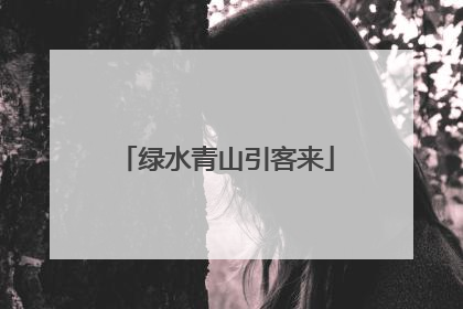 绿水青山引客来