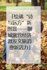 绘就“诗与远方”新图景——聊城露营经济激发文旅消费新活力