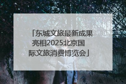 东城文旅最新成果亮相2025北京国际文旅消费博览会