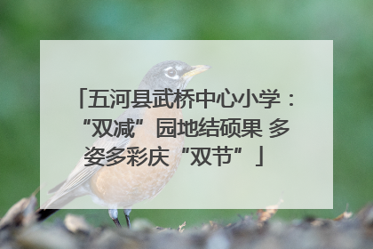 五河县武桥中心小学：“双减”园地结硕果 多姿多彩庆“双节”