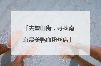 去望山街，寻找南京最美鸭血粉丝店