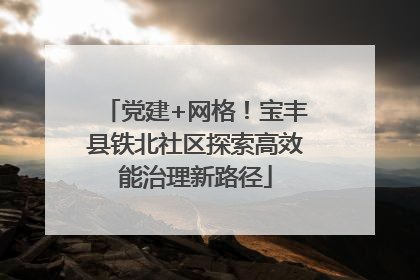 党建+网格！宝丰县铁北社区探索高效能治理新路径