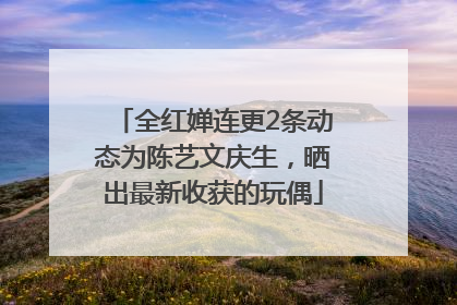 全红婵连更2条动态为陈艺文庆生，晒出最新收获的玩偶