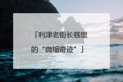 利津老街长巷里的“微缩奇迹”