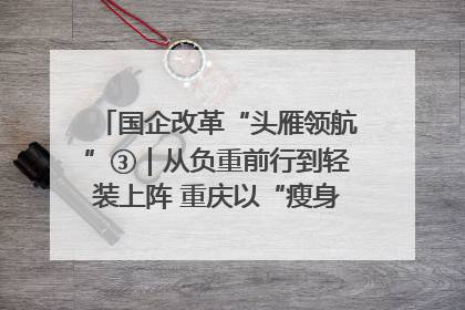 国企改革“头雁领航”③｜从负重前行到轻装上阵 重庆以“瘦身”谋“健体”
