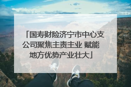 国寿财险济宁市中心支公司聚焦主责主业 赋能地方优势产业壮大