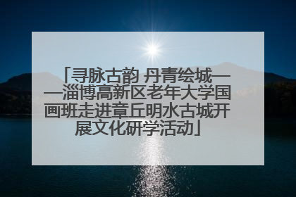 寻脉古韵 丹青绘城——淄博高新区老年大学国画班走进章丘明水古城开展文化研学活动