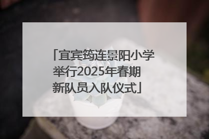 宜宾筠连景阳小学举行2025年春期新队员入队仪式
