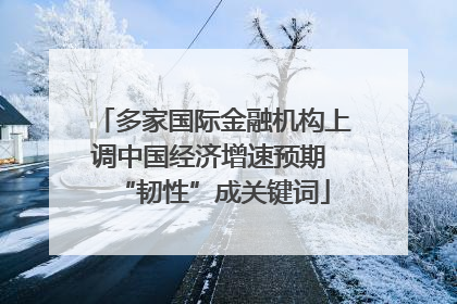 多家国际金融机构上调中国经济增速预期 “韧性”成关键词