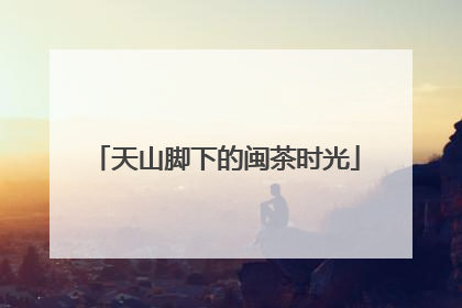 天山脚下的闽茶时光