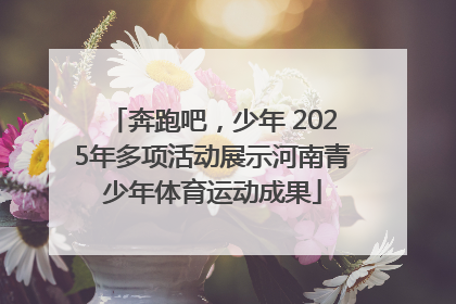 奔跑吧，少年 2025年多项活动展示河南青少年体育运动成果