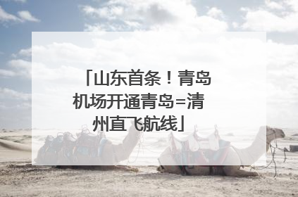 山东首条！青岛机场开通青岛=清州直飞航线