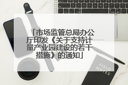 市场监管总局办公厅印发《关于支持计量产业园建设的若干措施》的通知