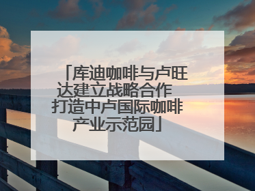 库迪咖啡与卢旺达建立战略合作 打造中卢国际咖啡产业示范园