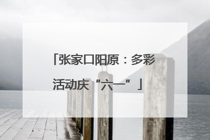 张家口阳原：多彩活动庆“六一”