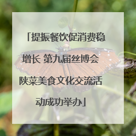提振餐饮促消费稳增长 第九届丝博会陕菜美食文化交流活动成功举办
