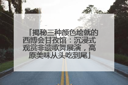 揭秘三种颜色绘就的西博会甘孜馆：沉浸式观赏非遗歌舞展演，高原美味从头吃到尾