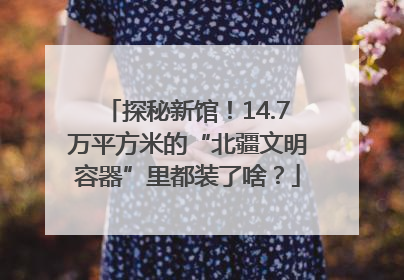 探秘新馆！14.7万平方米的“北疆文明容器”里都装了啥？