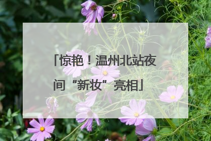 惊艳！温州北站夜间“新妆”亮相