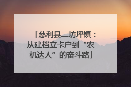 慈利县二坊坪镇：从建档立卡户到“农机达人”的奋斗路