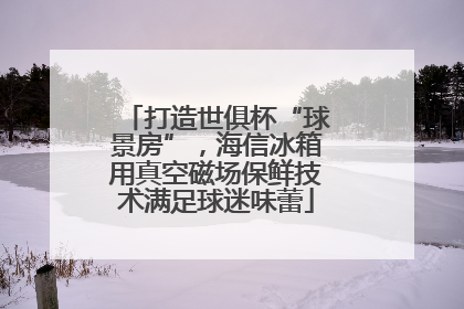 打造世俱杯“球景房”，海信冰箱用真空磁场保鲜技术满足球迷味蕾