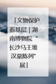 文物保护看基层｜湖南博物院“长沙马王堆汉墓陈列”展