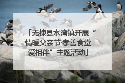 无棣县水湾镇开展“情暖父亲节·孝善食堂爱相伴”主题活动