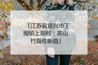 江苏省宜兴市丁蜀镇上坝村：茶山竹海传新曲