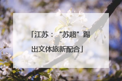 江苏：“苏超”踢出文体旅新配合