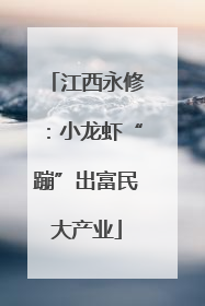 江西永修：小龙虾“蹦”出富民大产业