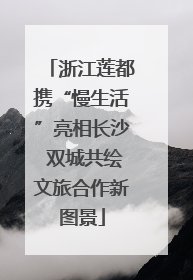 浙江莲都携“慢生活”亮相长沙 双城共绘文旅合作新图景