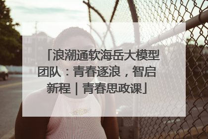 浪潮通软海岳大模型团队：青春逐浪，智启新程｜青春思政课