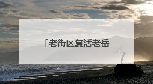 老街区复活老岳阳记忆 岳阳楼历史文化保护利用示范片区开街