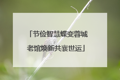 节俭智慧蝶变蓉城 老馆焕新共襄世运