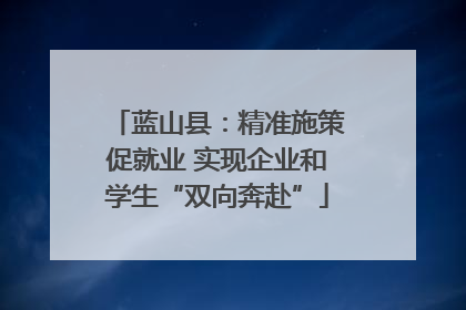 蓝山县：精准施策促就业 实现企业和学生“双向奔赴”