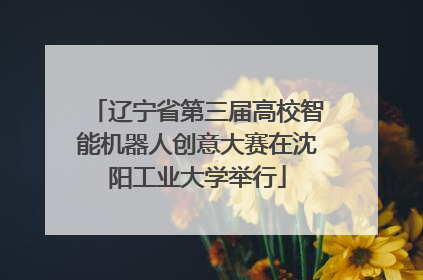 辽宁省第三届高校智能机器人创意大赛在沈阳工业大学举行
