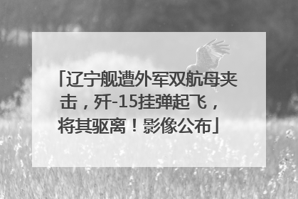 辽宁舰遭外军双航母夹击，歼-15挂弹起飞，将其驱离！影像公布