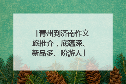 青州到济南作文旅推介，底蕴深、新品多、盼游人