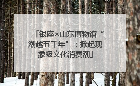 银座×山东博物馆“潮越五千年”：掀起现象级文化消费潮