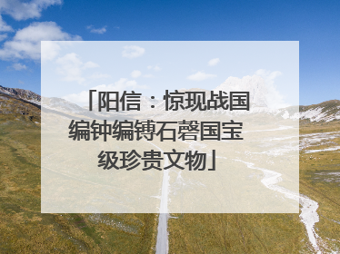 阳信：惊现战国编钟编镈石磬国宝级珍贵文物